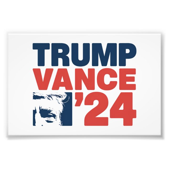 Machen Sie Amerika wieder sicher Trump Vance 2024  Fotodruck (Vorne)