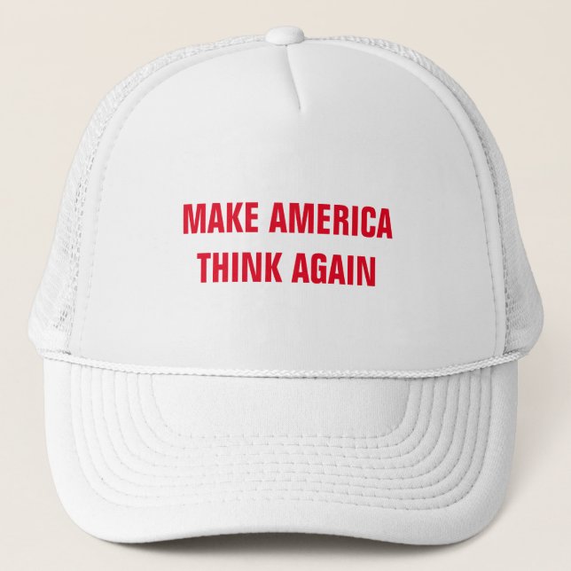 MACHEN SIE AMERIKA WIEDER ZUM DENKEN TRUCKERKAPPE (Vorderseite)