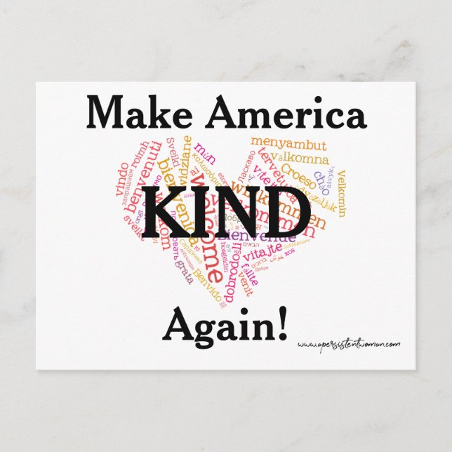 Machen Sie Amerika wieder zum Laufen. Anti-Trump Postkarte (Vorderseite)