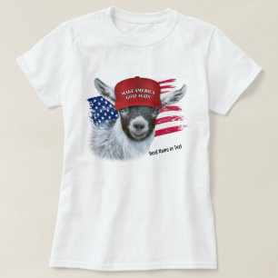 Machen Sie Amerika wieder zum Pygmäen-Ziegen-T - S T-Shirt