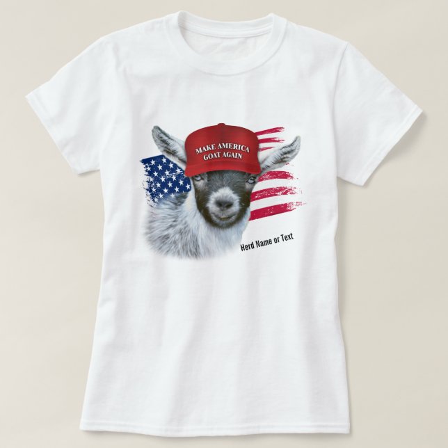 Machen Sie Amerika wieder zum Pygmäen-Ziegen-T - S T-Shirt (Design vorne)