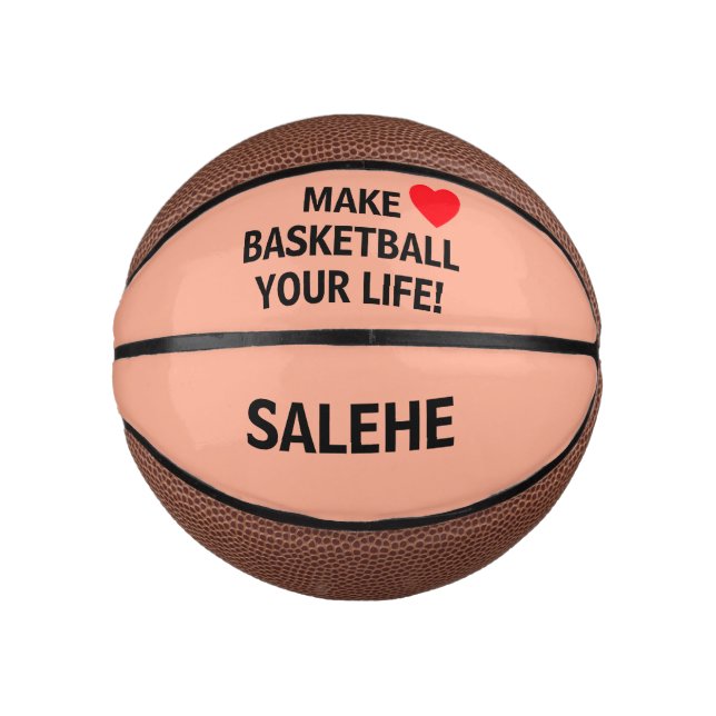 Machen Sie Basketball zu Ihrem Leben!™ Custom Mini (Vorderseite)