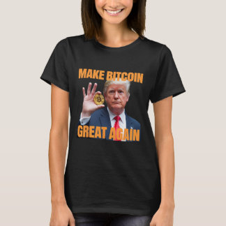 Machen Sie Bitcoin wieder groß, Funny Trump Bitcoi T-Shirt
