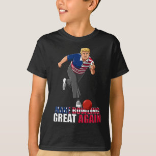 Machen Sie Bowling wieder groß - Funny Trump Bowli T-Shirt