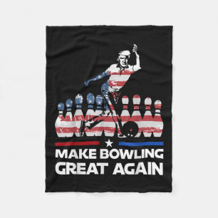 Machen Sie Bowling wieder großartig Trump - US-Fla Fleecedecke