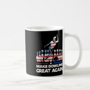 Machen Sie Bowling wieder großartig Trump - US-Fla Kaffeetasse