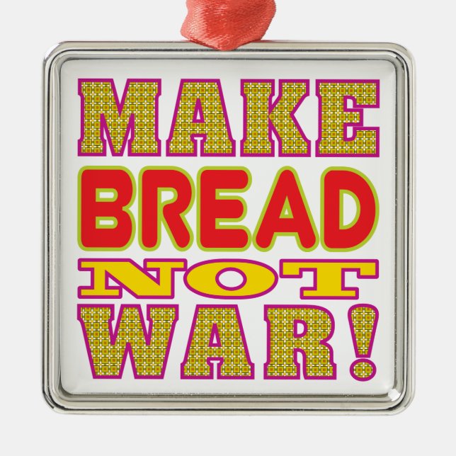 Machen Sie Brot Ornament Aus Metall (Vorne)