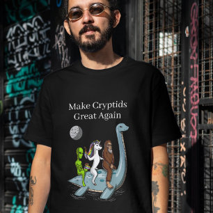 Machen Sie Cryptids wieder groß T-Shirt Alien Unic