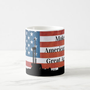 Machen Sie das amerikanische Öl wieder groß Kaffeetasse