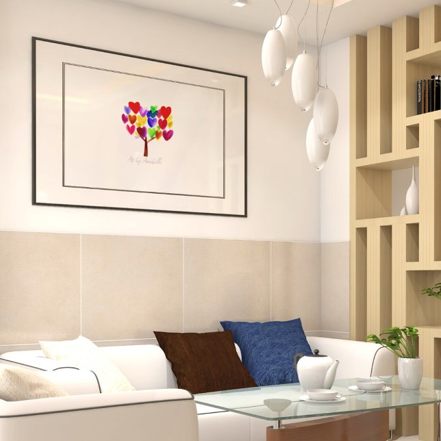 Machen Sie das Kunstwerk Ihres Kindes oder Zeichn  Poster (Von Creator hochgeladen)