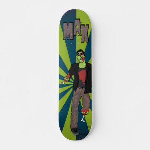 Machen Sie das Zombie-Skateboard Reißverschluss zu Skateboard