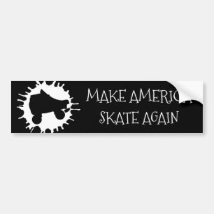 Machen Sie den amerikanischen Skate wieder zum Sch Autoaufkleber