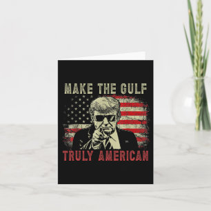 Machen Sie den Golf wirklich amerikanisch Karte