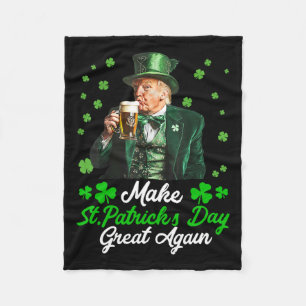 Machen Sie den Sankt Patrick's Day wieder groß, di Fleecedecke