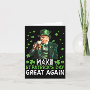 Machen Sie den Sankt Patrick's Day wieder groß, di Karte