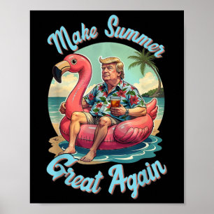 Machen Sie den Sommer wieder groß Donald Trump Url Poster