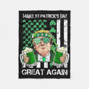Machen Sie den St. Patrick's Day wieder großartig, Fleecedecke