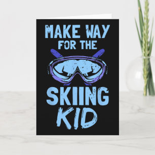 Machen Sie den Weg zum Ski-Kid-Ski-Skipistenhob Karte
