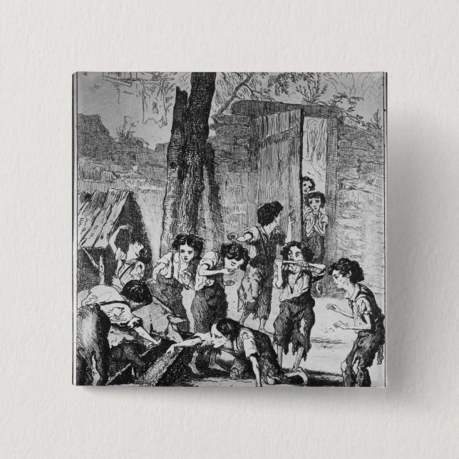 Machen Sie Eile junges un, oder sie essen nicht Button (Vorderseite)