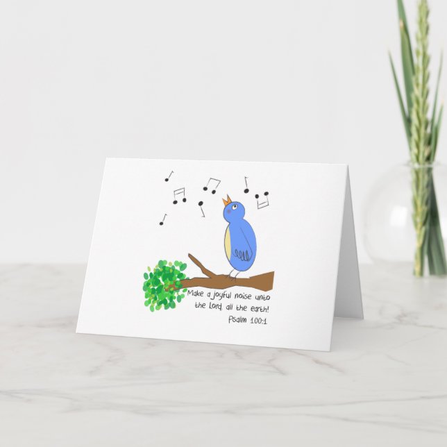 Machen Sie ein fröhliches Geräusch Karte (Vorderseite)