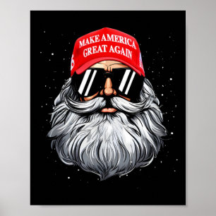 Machen Sie ein Weihnachten wieder großartig Funny Poster