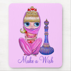 Machen Sie ein Wunschtier Niedliches Pink Genie Gi Mousepad