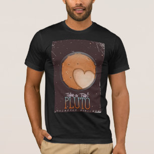 Machen Sie eine Reise! Pluto Reiseplakat T-Shirt