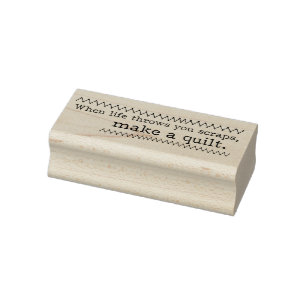 Machen Sie eine Steppdecke niedliches Gefühl Gummistempel
