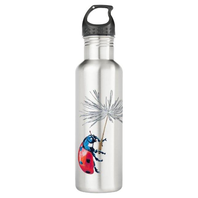 Machen Sie eine wünschenswerte Lady Bug Water Flas Edelstahlflasche (Vorderseite)