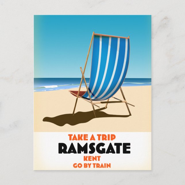 Machen Sie einen Ausflug nach Ramsgate Postkarte (Vorderseite)