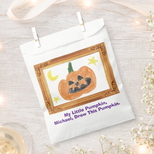 Machen Sie einen Schatz durch die Kunst Ihres Kind Geschenktütchen (Ausgeschnitten)