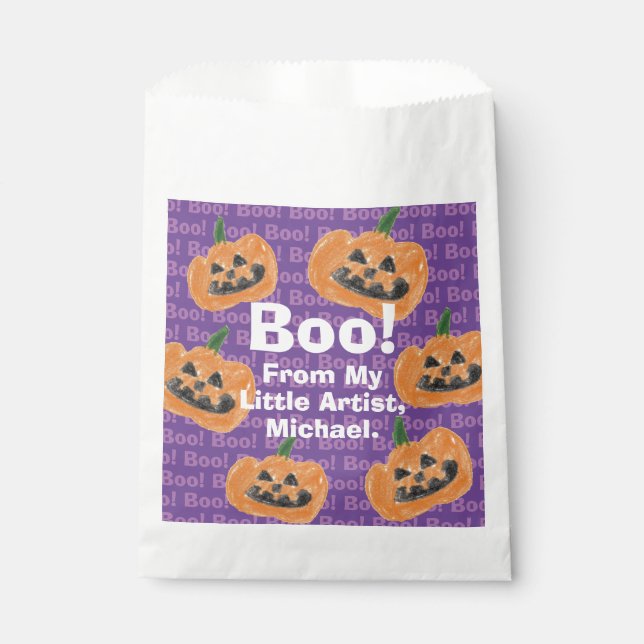Machen Sie einen Schatz durch die Kunst Ihres Kind Geschenktütchen (Vorderseite)