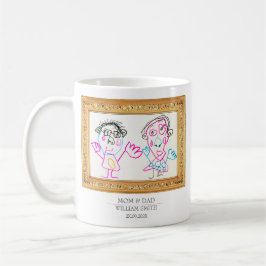 Machen Sie einen Schatz durch die Kunst Ihres Kind Kaffeetasse