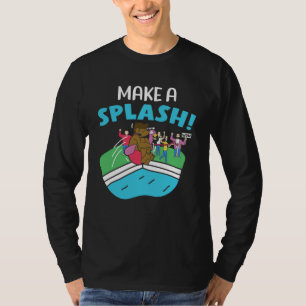 Machen Sie einen Sprung ins Schwimmbad Schwimmen S T-Shirt