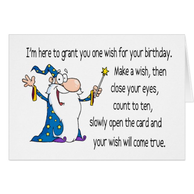 Machen Sie einen Wunsch (Vorderseite (Horizontal))