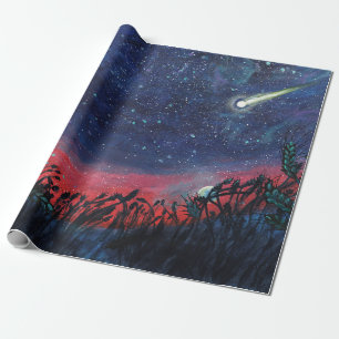 Machen Sie einen Wunsch auf einer Shooting Star Il Geschenkpapier