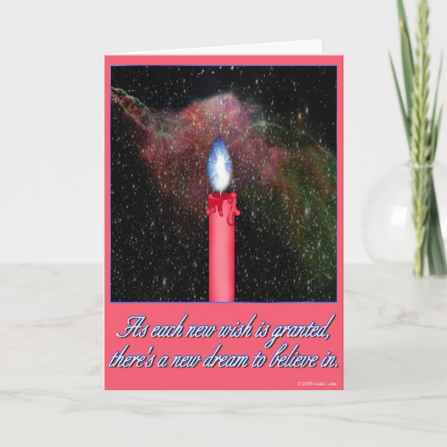 Machen Sie einen Wunsch! Karte (Vorderseite)