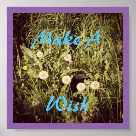 Machen Sie einen Wunsch Poster