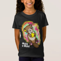Machen Sie einen Wunsch sehr niedlich Otter mit Go