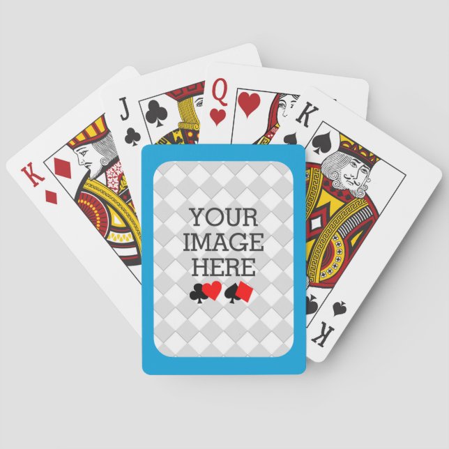 Machen Sie einfach Ihr eigenes Deck in einem Schri Spielkarten (Rückseite)