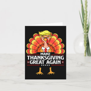 Machen Sie Erntedank wieder großartig Trump Türkei Karte