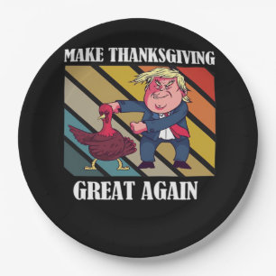 Machen Sie Erntedank wieder großartig Trumpkin - S Pappteller