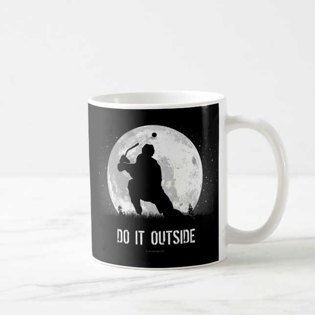Machen Sie es draußen (Hockey) Kaffee-Tasse Kaffeetasse (Rechts)