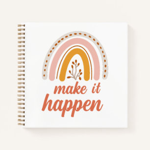 Machen Sie es möglich, boho Goals and Dreams Journ Notizbuch