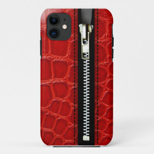 Machen Sie es oben - Trompe - L ' oeil Rotkrokodil Case-Mate iPhone Hülle