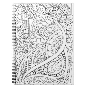 Machen Sie es selbst Farbseite Notizblock