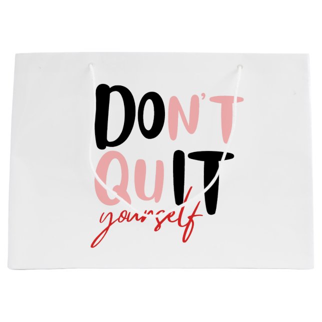 Machen Sie es selbst Große Geschenktüte (Vorderseite)