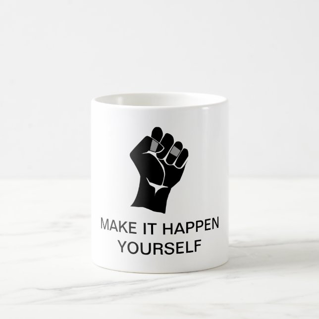 Machen Sie es selbst Kaffeetasse (Mittel)