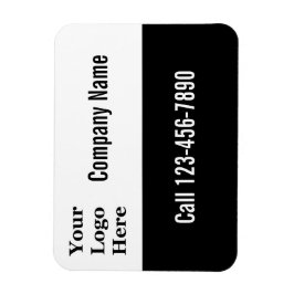 Machen Sie es selbst mobil und | Ihr Logo hier Magnet