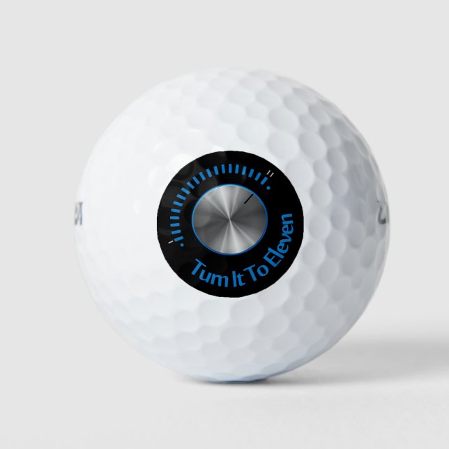 Machen Sie es zu elf Golfballen Golfball (Vorderseite)